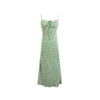 Women's Floral Lace Up Slip Dress