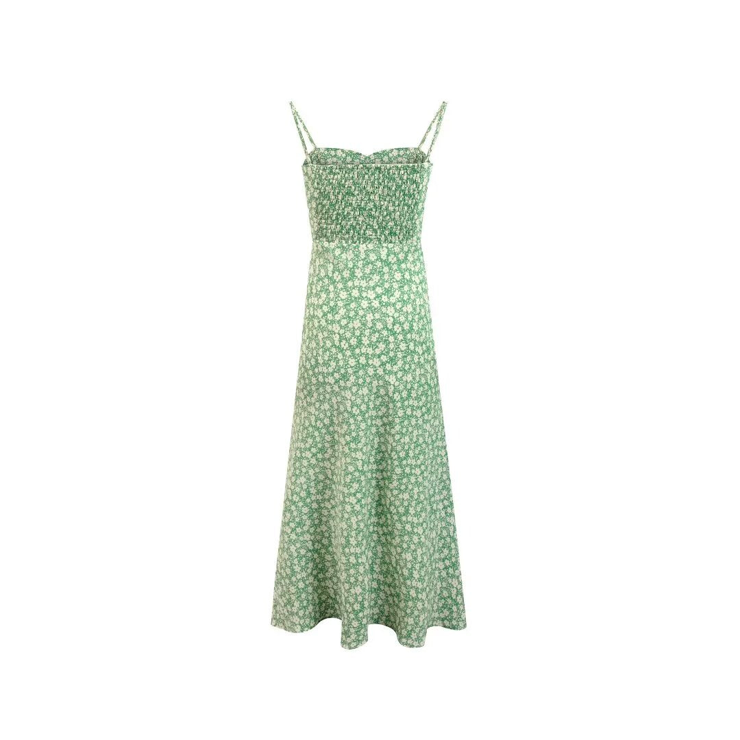 Women's Floral Lace Up Slip Dress