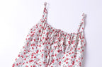 Summer French Vintage Small Floral Slimming Printed Waist