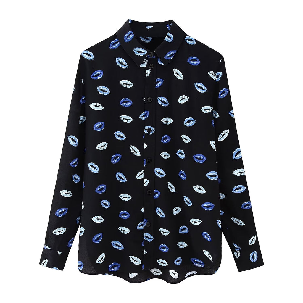 Women's Winter Women Clothing Printing Shirt Skirt
