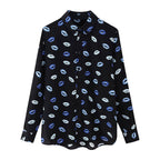 Women's Winter Women Clothing Printing Shirt Skirt