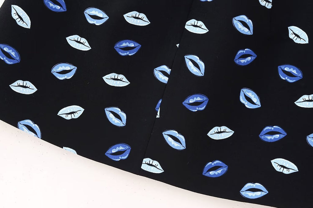 Women's Winter Women Clothing Printing Shirt Skirt
