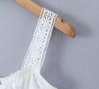 Women's Lace Camisole and A-Line Skirt Set