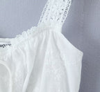 Women's Lace Camisole and A-Line Skirt Set