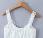 Women's Lace Camisole and A-Line Skirt Set