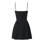 Women's Bow-Detail Lace-Trim Dress