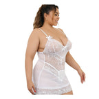 Girls Sexy Lingerie Sexy Sling Lace See Through Dress