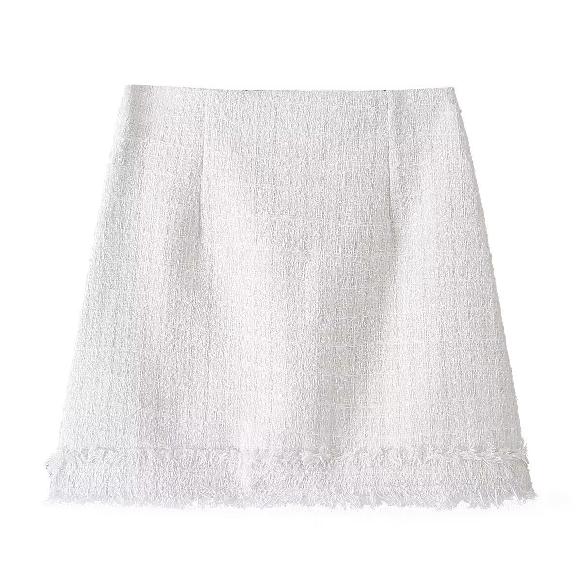 Women's Summer Women Clothes Woolen Short Top Skirt Set