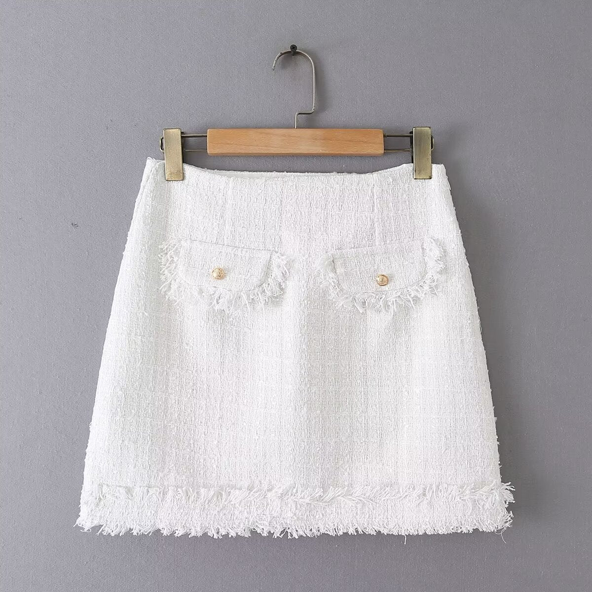 White skirt