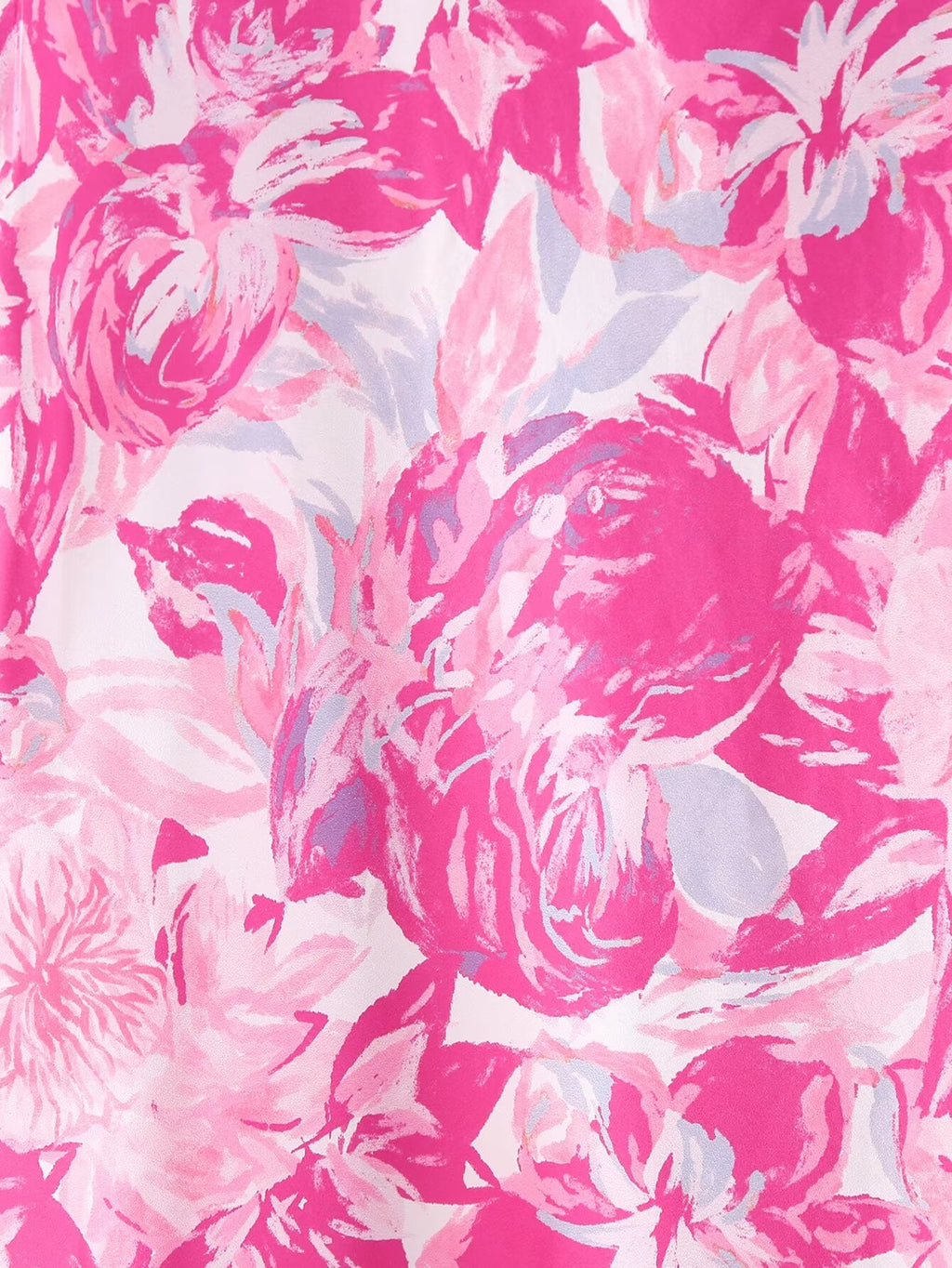 Women's Pink One-Shoulder Printed Sleeveless Dress