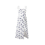 Early French Retro Vacation Casual With Slit Floral Dress