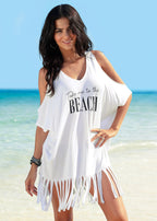 Cotton Tassel Bikini Swimwear