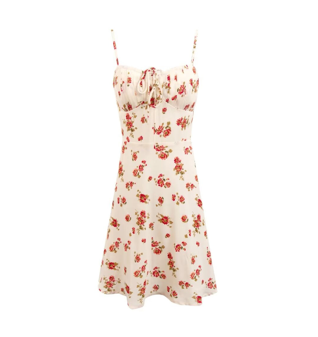Women's Early Spring French Vintage Girlish Fresh Slim Dress