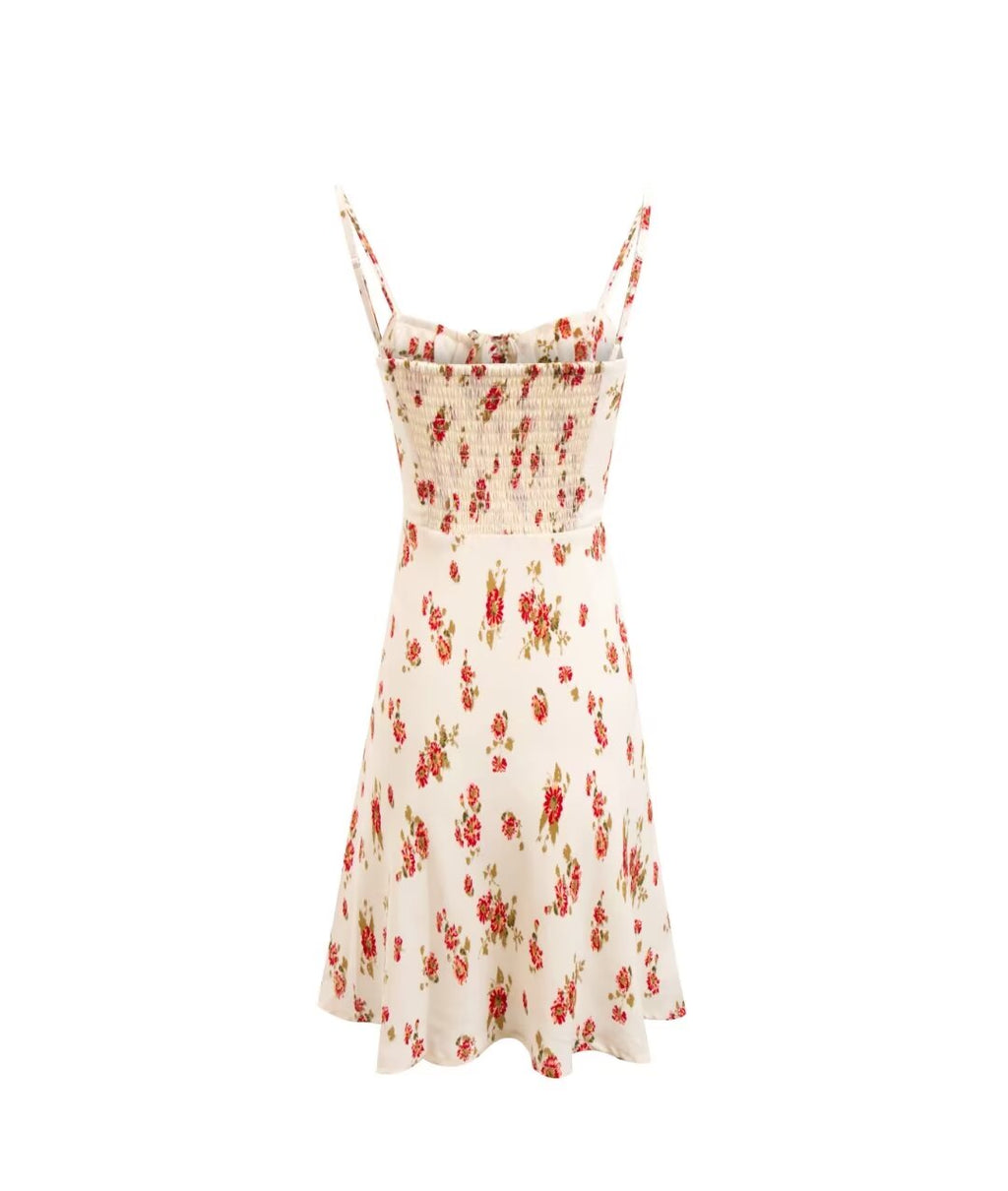 Women's Early Spring French Vintage Girlish Fresh Slim Dress