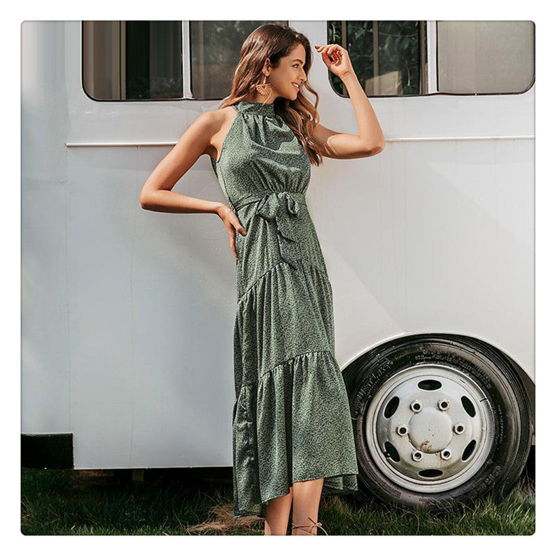 Printed maxi dress