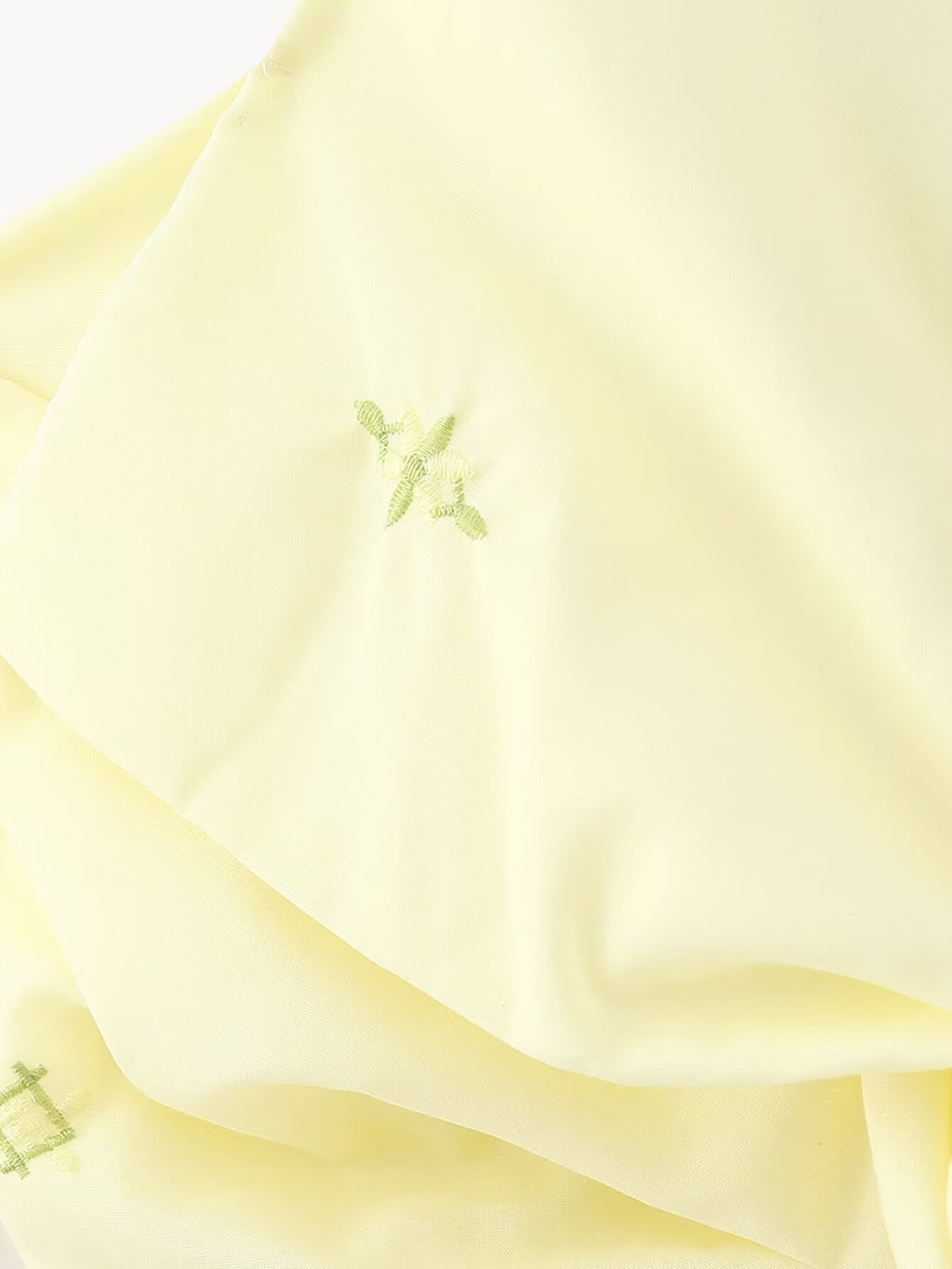 Women's Embroidered Bow Strap Crop Top