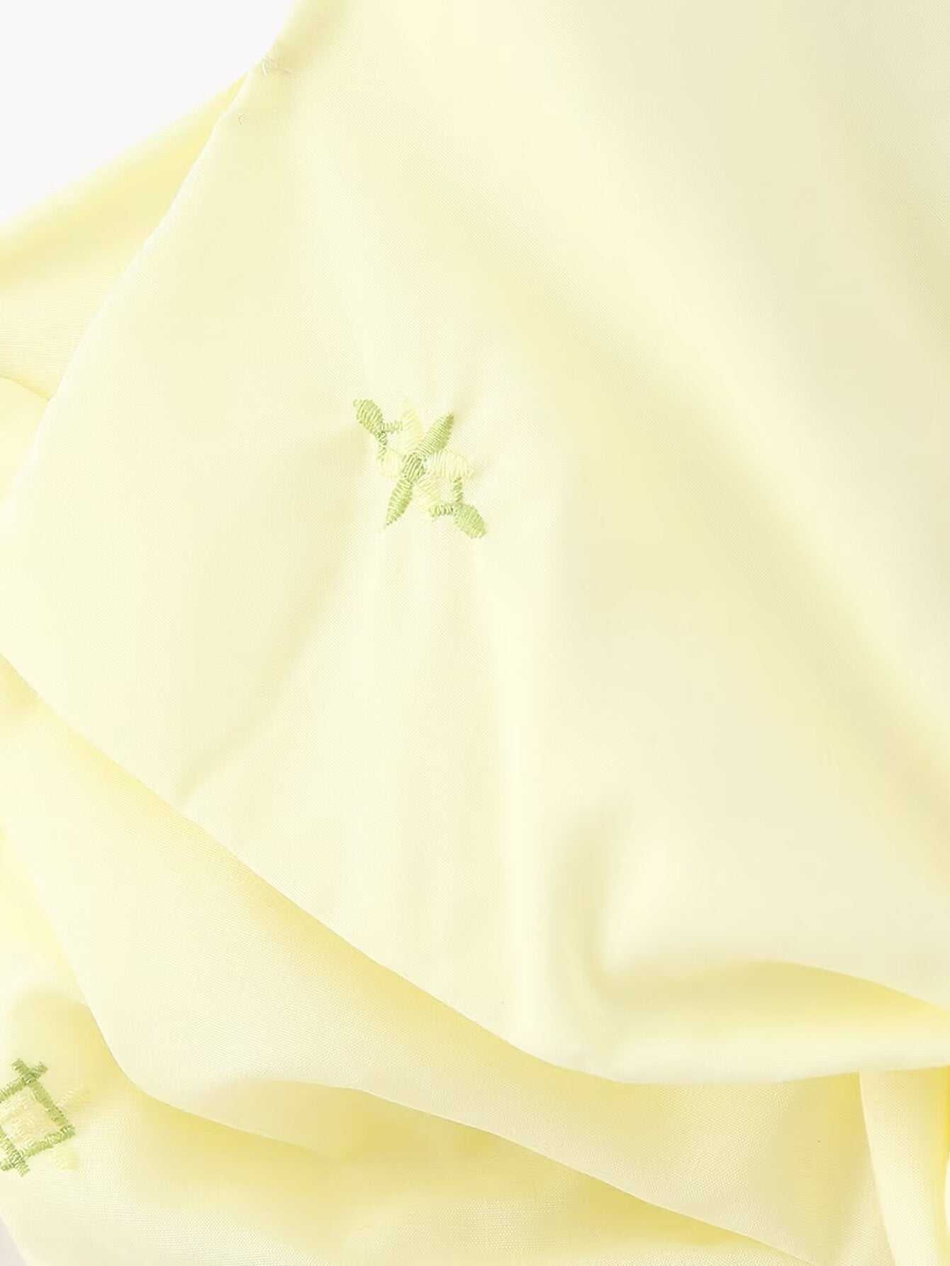 Women's Embroidered Bow Strap Crop Top