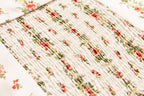Women’s White Floral Ruffle Smocked Crop Camisole