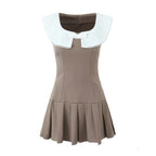 Color-Block Bow-Detail Dress
