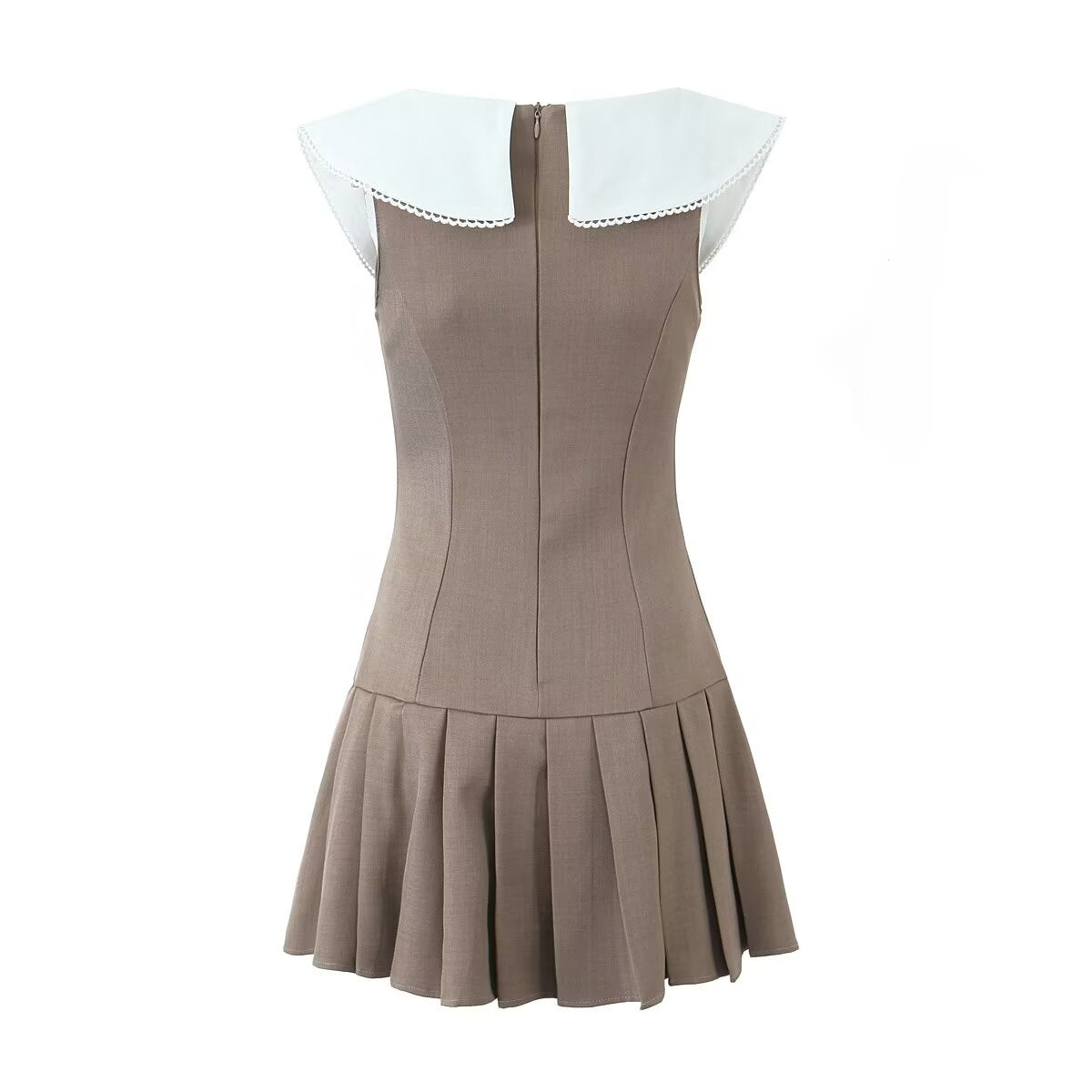 Color-Block Bow-Detail Dress