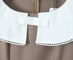 Color-Block Bow-Detail Dress