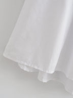 Collared 3/4-Sleeve Midi Dress