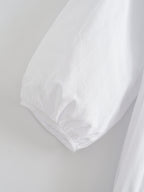 Collared 3/4-Sleeve Midi Dress