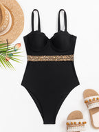 Siamese Sling One-piece Swimwear