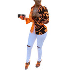 Graffiti Print Long Sleeve Shirt