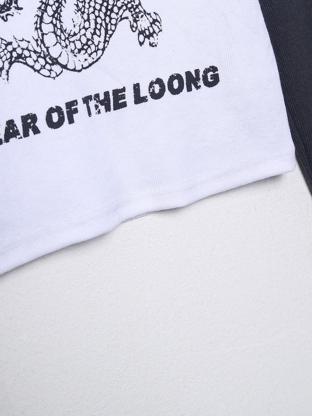 Women’s Contrast Animal Print Cropped T Shirt