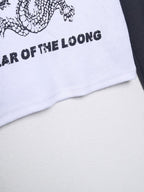 Women’s Contrast Animal Print Cropped T Shirt
