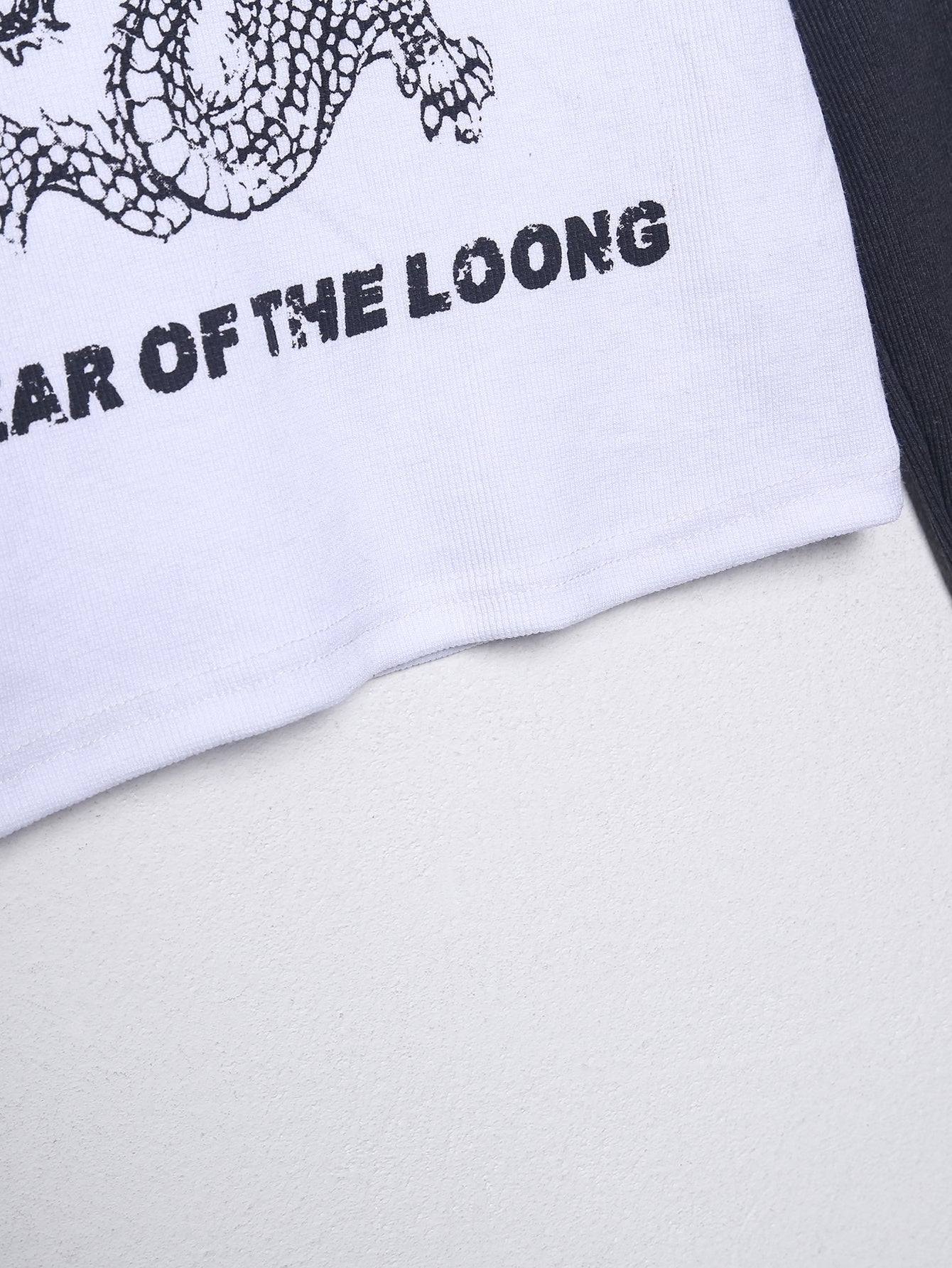 Women’s Contrast Animal Print Cropped T Shirt