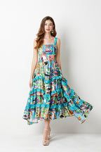 Women's 's Floral Print A-Line Dress