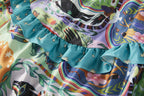 Women's 's Floral Print A-Line Dress