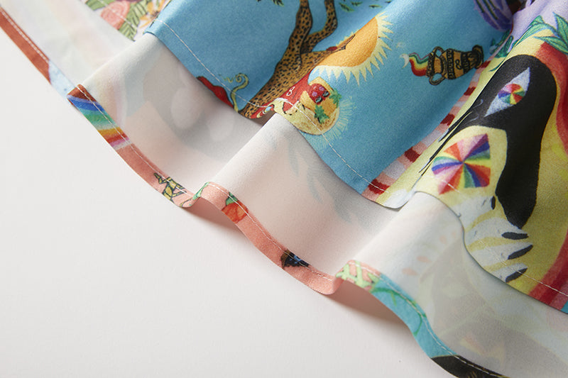 Women's 's Floral Print A-Line Dress