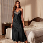 Artificial Silk Pajamas Lingerie