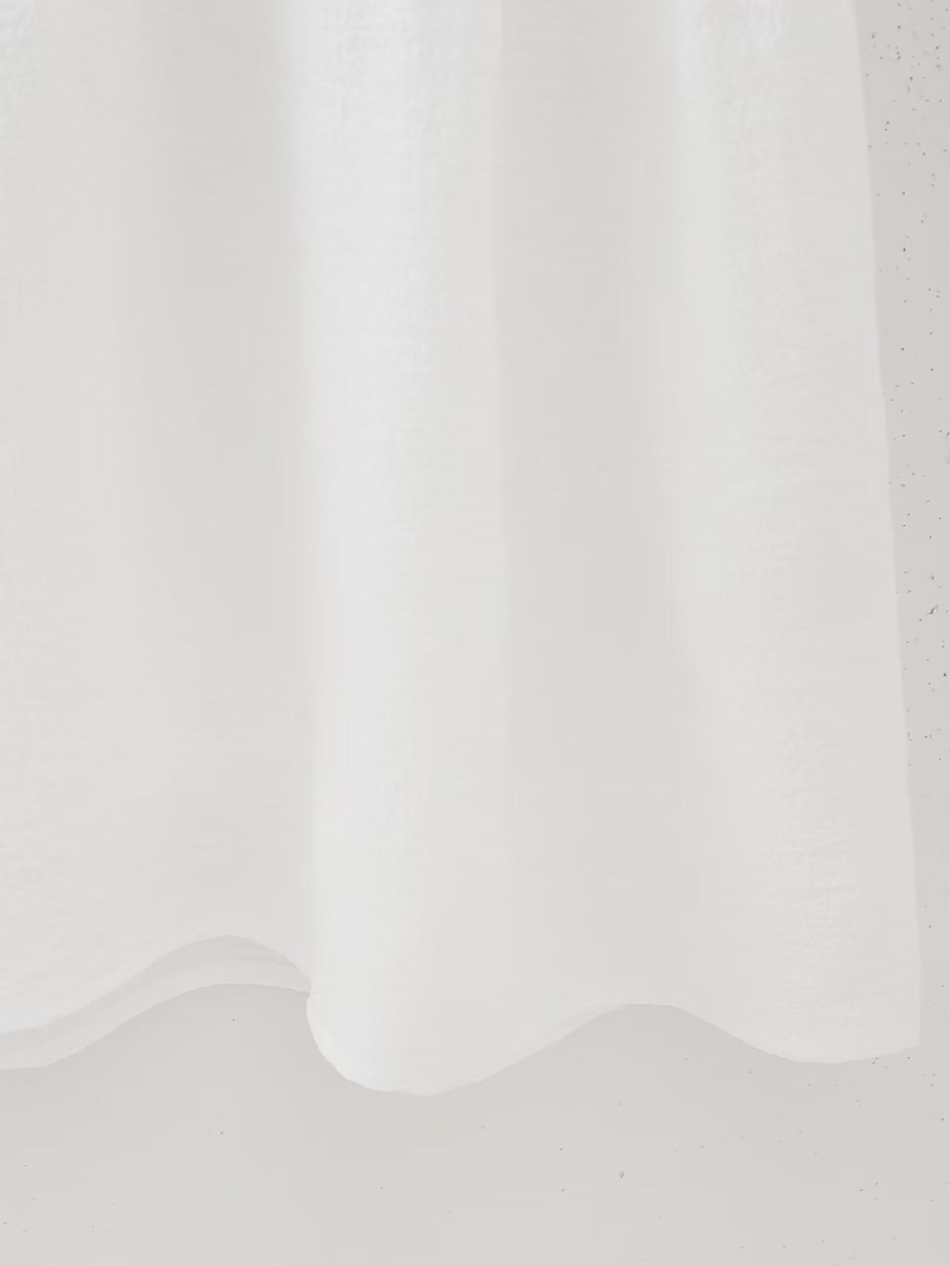 White Embroidered Ruffle Mini Dress