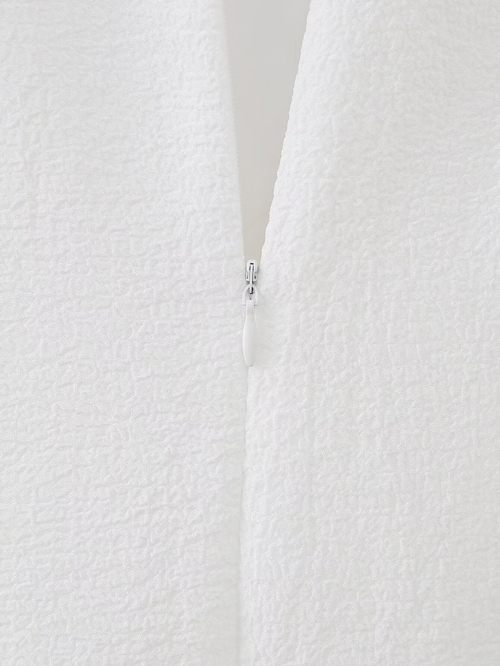 White Embroidered Ruffle Mini Dress