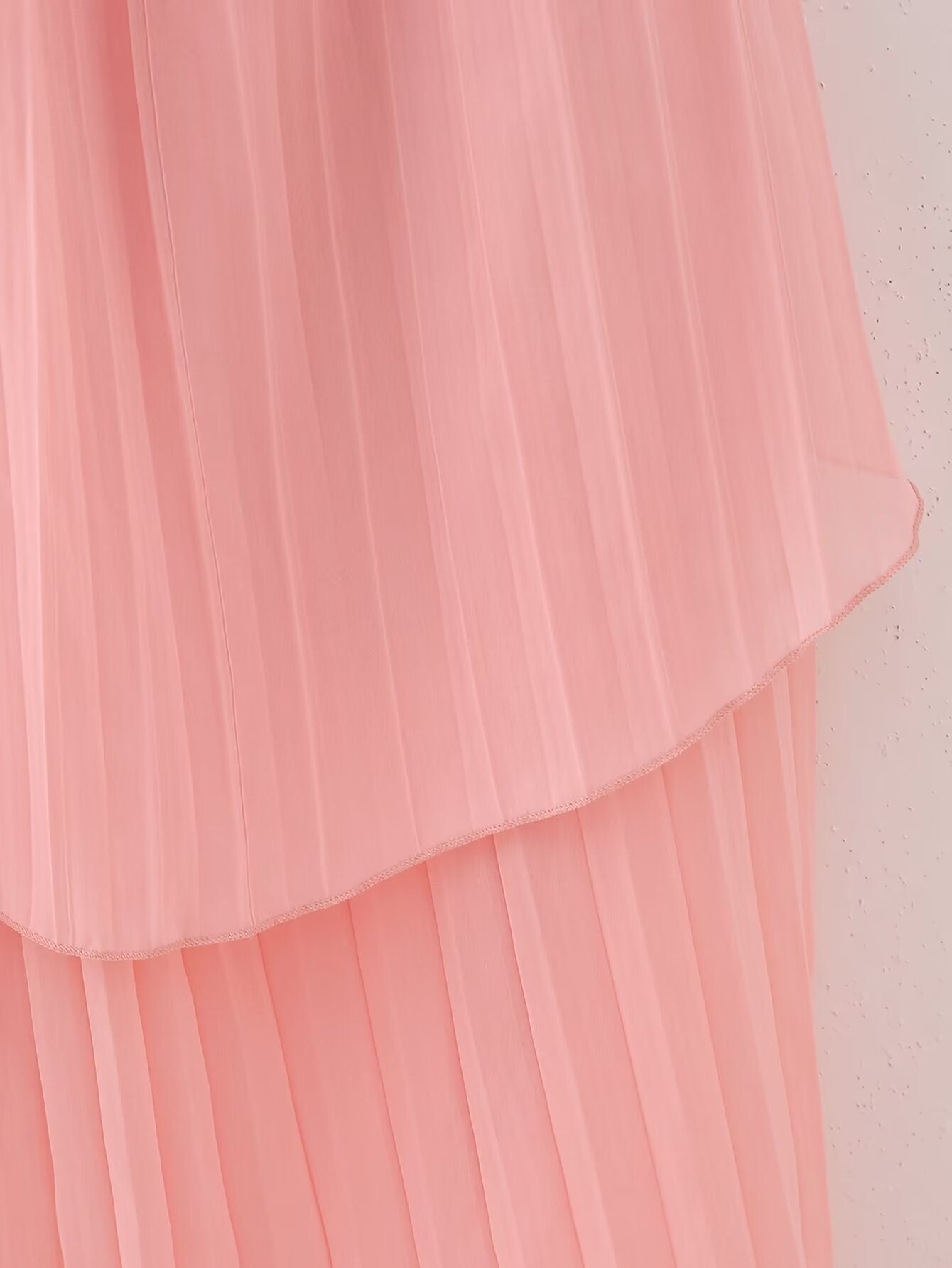Women's Backless Pleated Chiffon Strap Dress