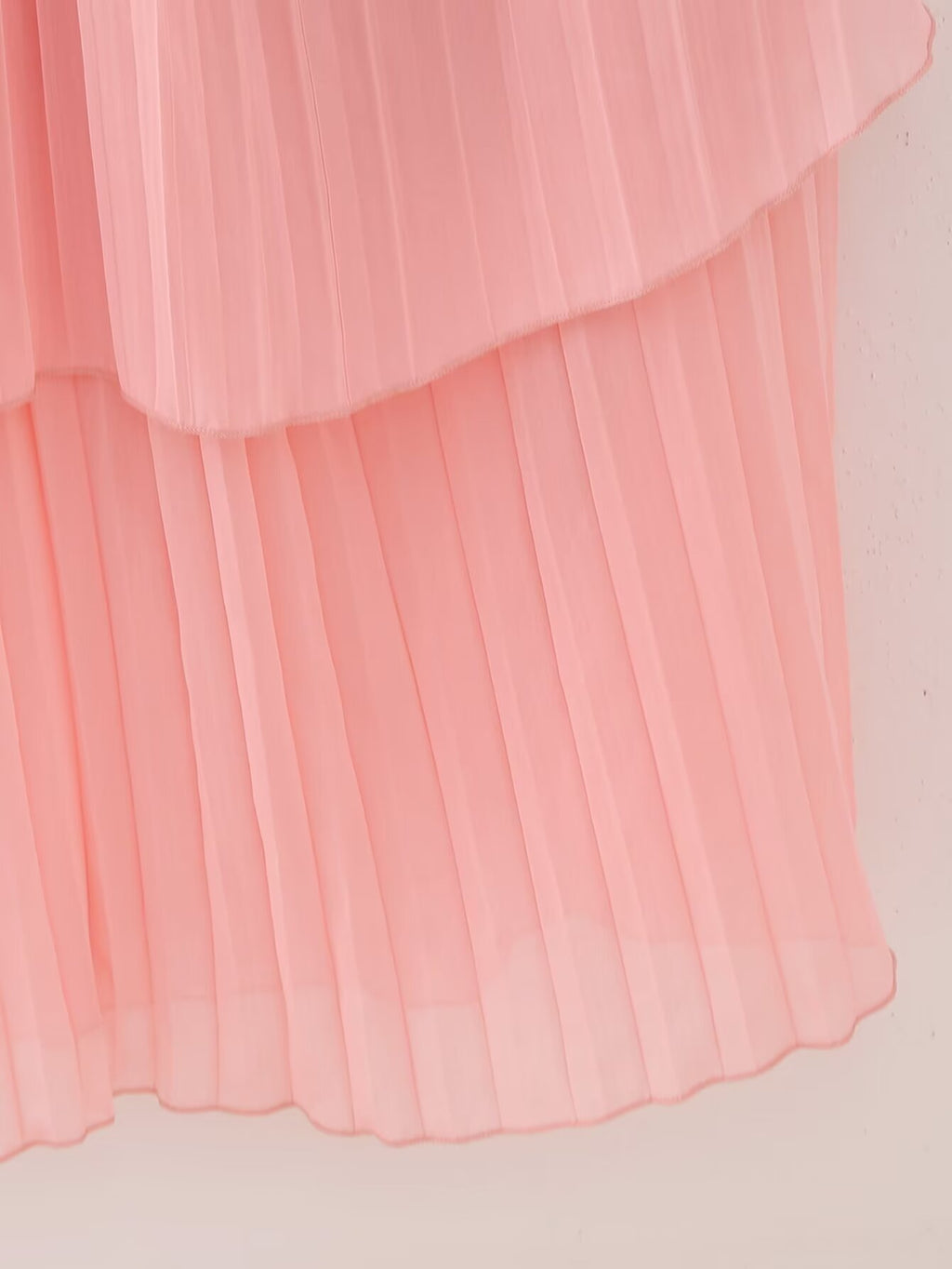 Women's Backless Pleated Chiffon Strap Dress