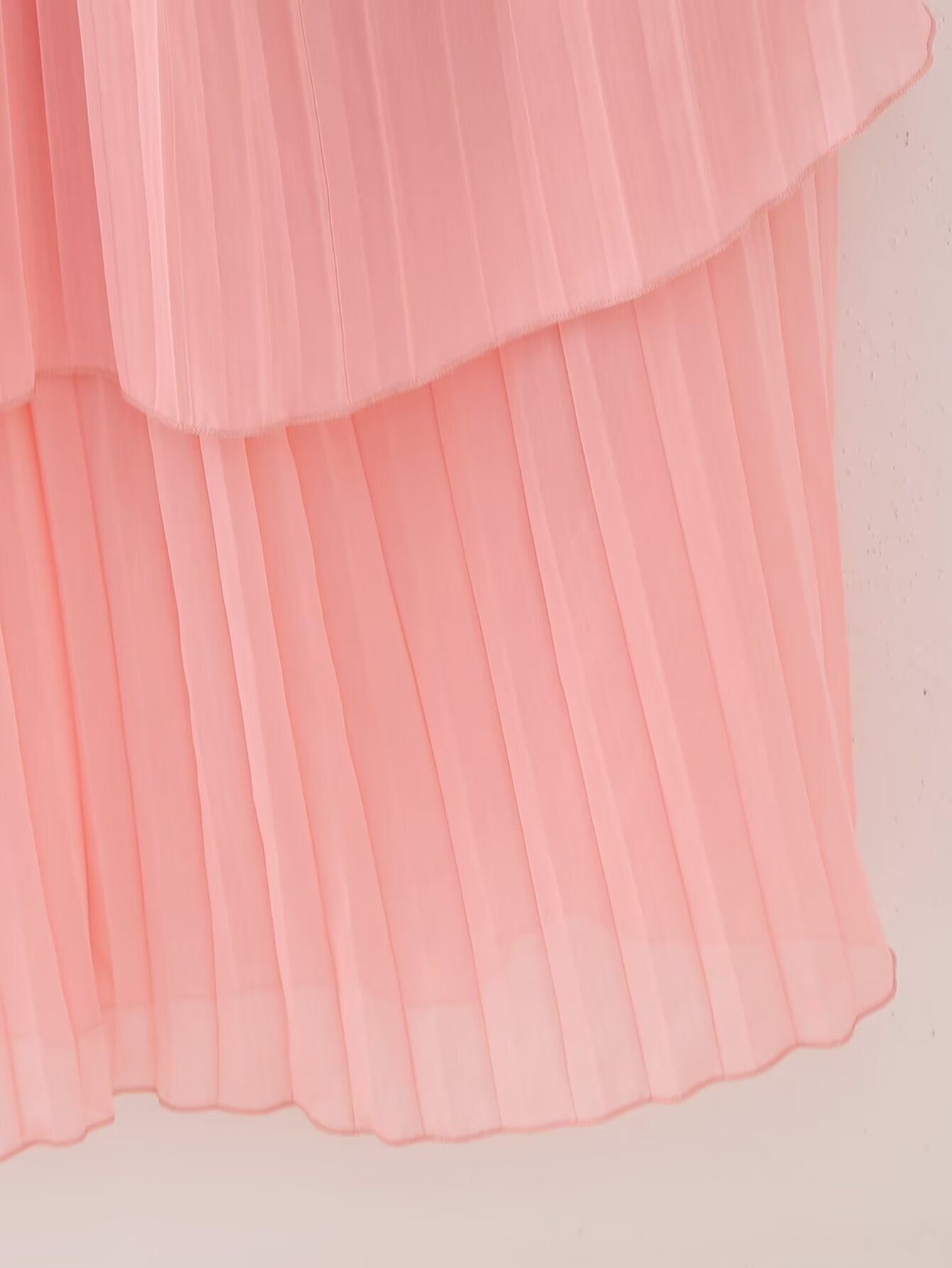 Women's Backless Pleated Chiffon Strap Dress