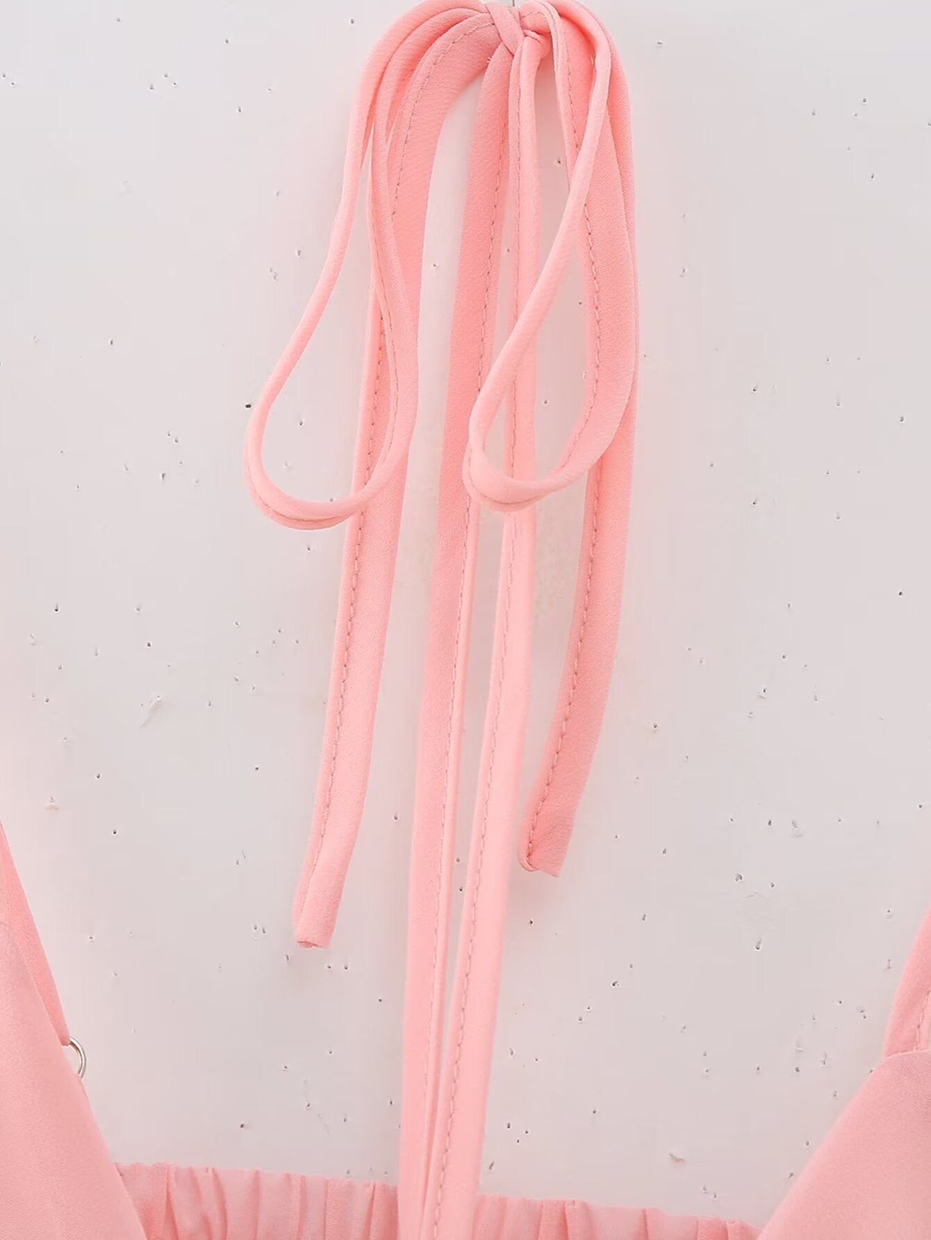 Women's Backless Pleated Chiffon Strap Dress