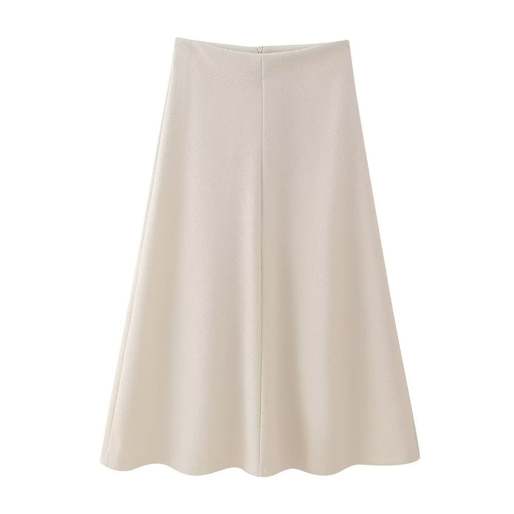 Women's Midi Top And Skirt Two-Piece Set