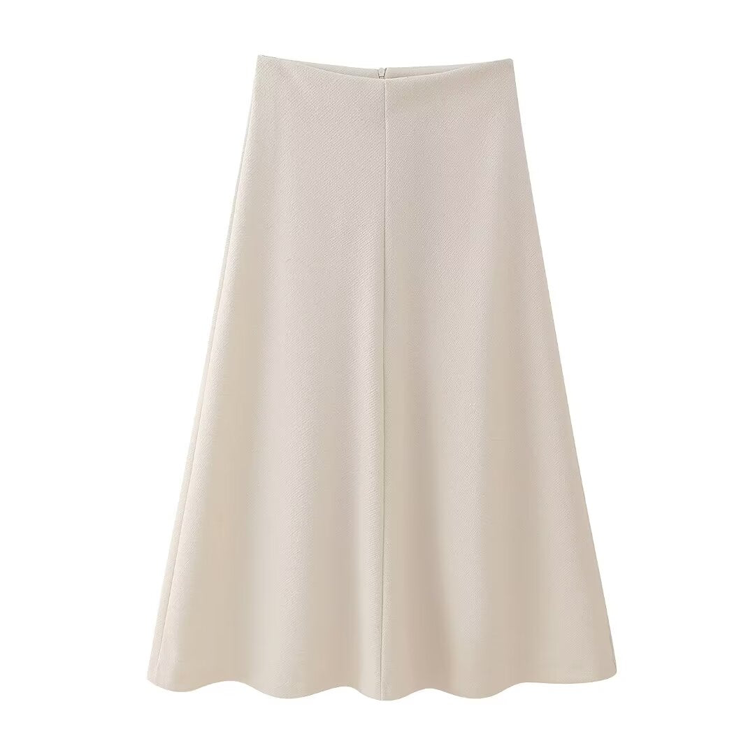 Women's Midi Top And Skirt Two-Piece Set