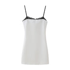 Lace Spaghetti Strap Bodycon Mini Dress
