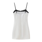 Lace Spaghetti Strap Bodycon Mini Dress
