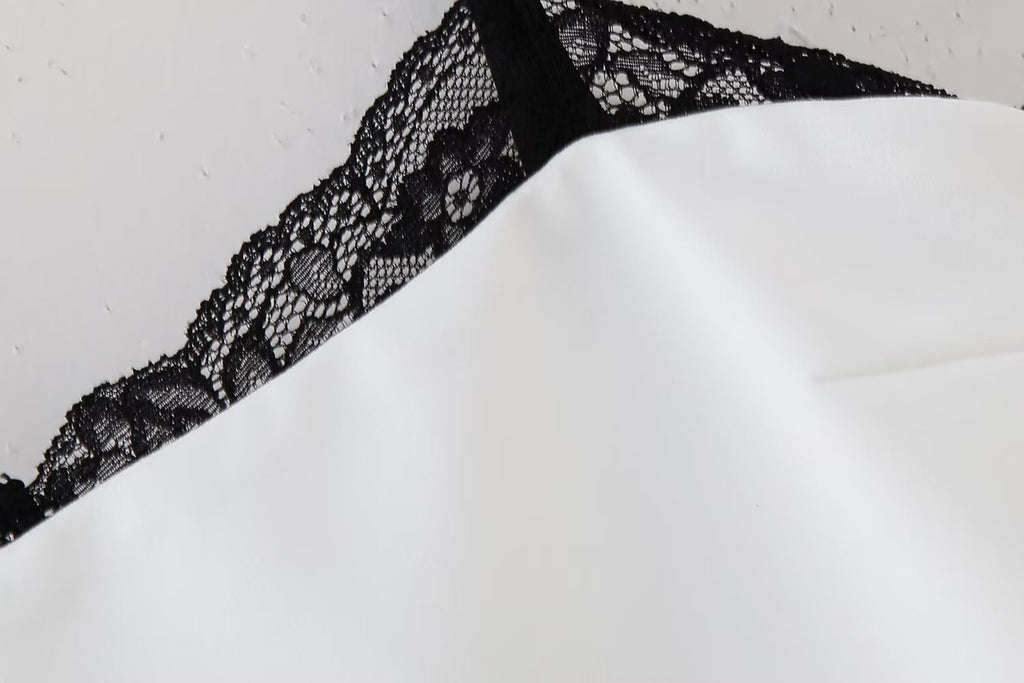 Lace Spaghetti Strap Bodycon Mini Dress