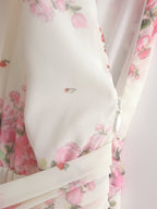 Floral Halter Holiday Dress
