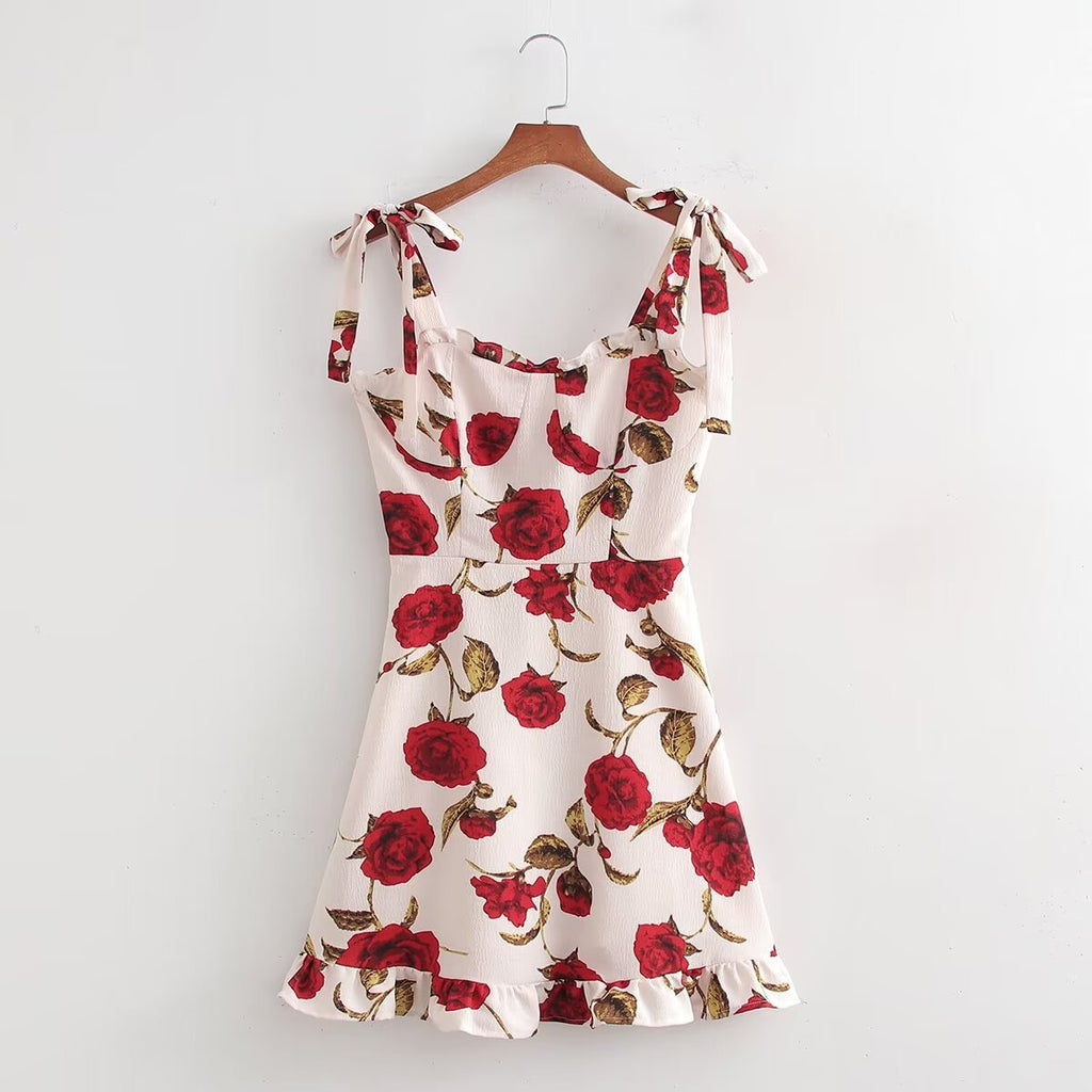 Women's French Floral Cami Summer Dress