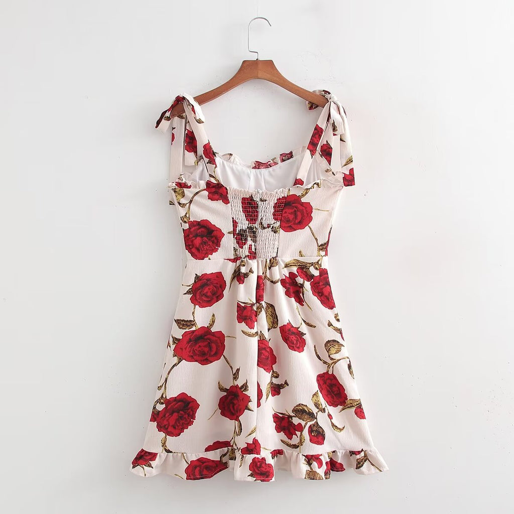 Women's French Floral Cami Summer Dress